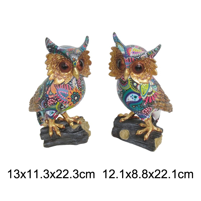 Vivid Arts Real Life Little Owl Handmade and Handpainted Resin Home and Garden Ornament