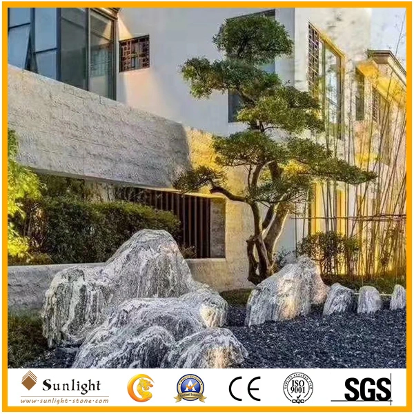 Natural Sea Wave Stone Ornamental Rock for Landscaping, Yard, Garden Decoration