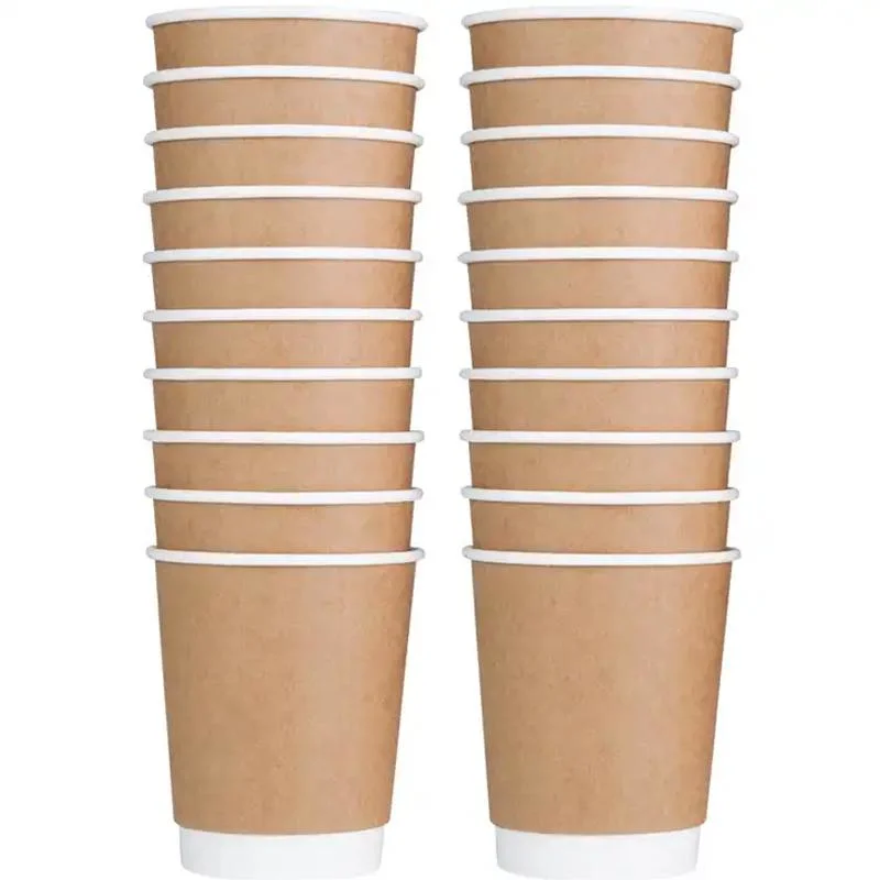 Biodegradable Compost Disposable Custom Kraft Paper Cup