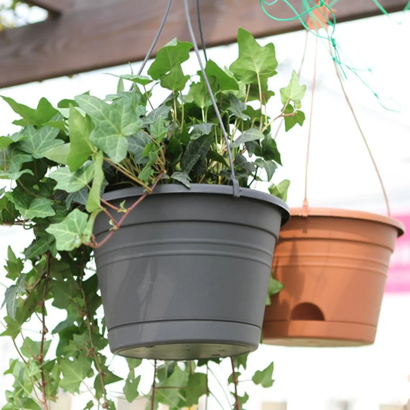 Outdoor Garden Hanging Flower Plant Pot with Chains