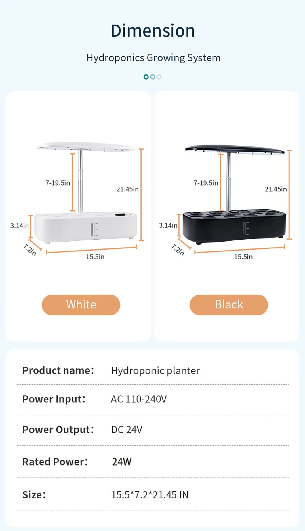 Mari-Hydroline 1 Growing Hydroponic Systems, Hydroponics Herb Starter, Family Herb Garden, Mini Herb Garden