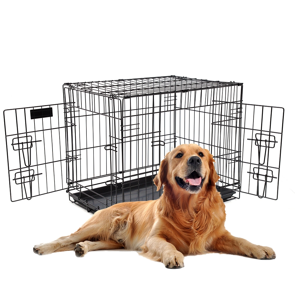 Amazon New Style Folding Pet Dog Cage Dog Crates