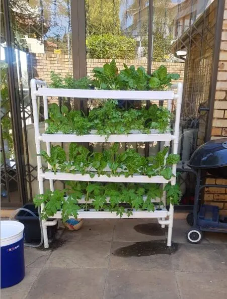 Vertical Hydroponic System PVC Channel Nft Garden Planting