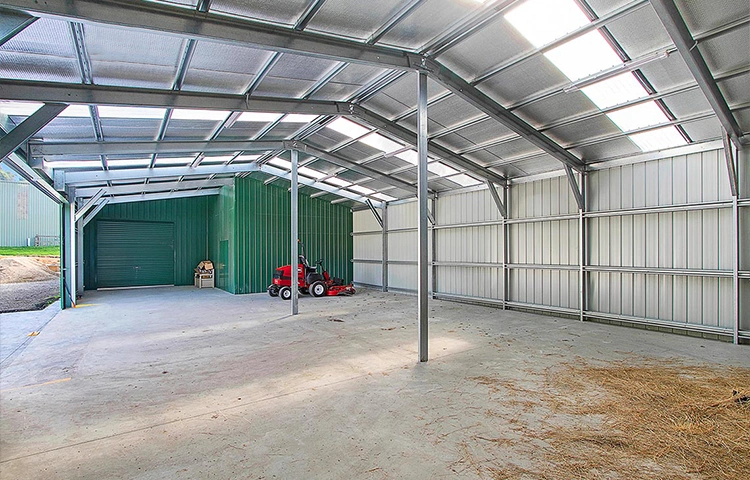 Prefabricated/Prefab Poultry/Chicken/Pig/Cow/Goat/Cattle/Hangar/Storage/Workshop Frame Steel Material Construction Structure Shed for Farm/Garden Roof Wall