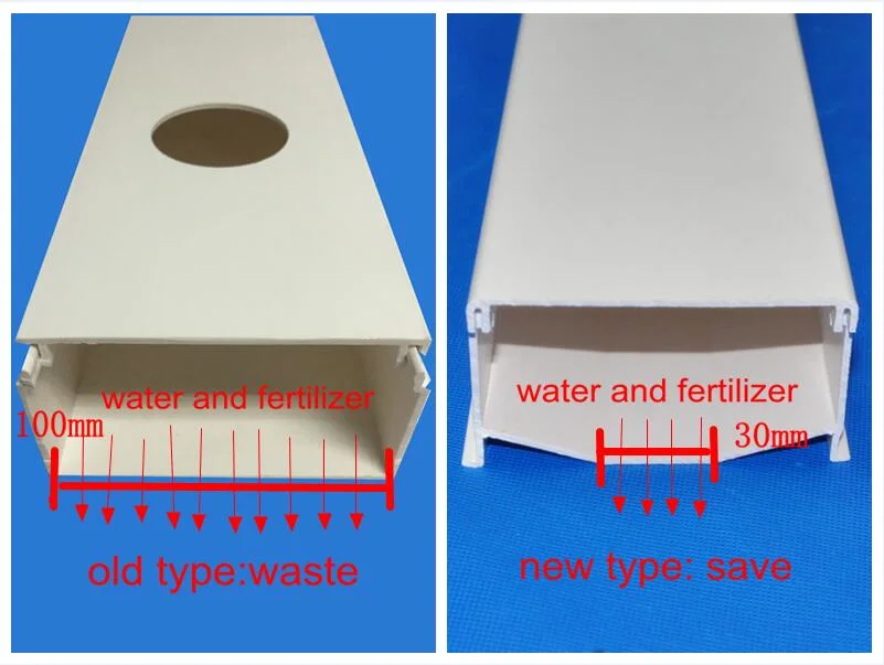 Agriculture Soilless Cultivation Planting Channel PVC Pipe Hydroponic Indoor Grow System Pipeline Nft Hydroponic System