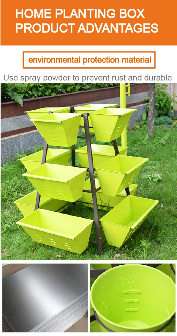 Home Garden Multi - Layer Combination Large Plant Pots for Flower Vegetables Plant