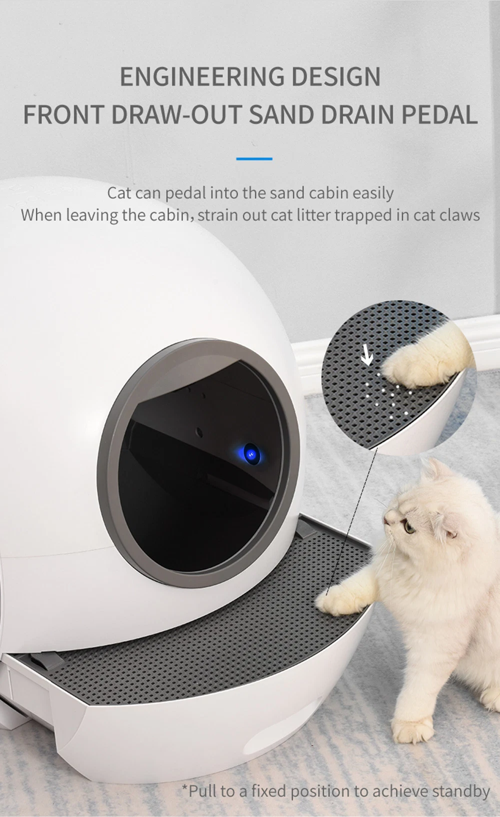 Smart Self Cleaning Cat Litter Box Luxury Large Enclosed Intelligent Automatic Cat Toilet