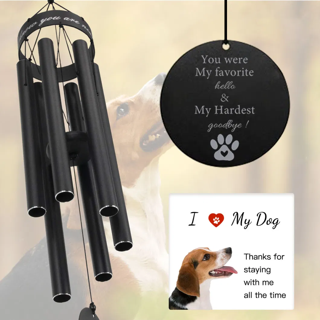 Pet Memorial Custom Photo Wind Chimes, Wind Spinner