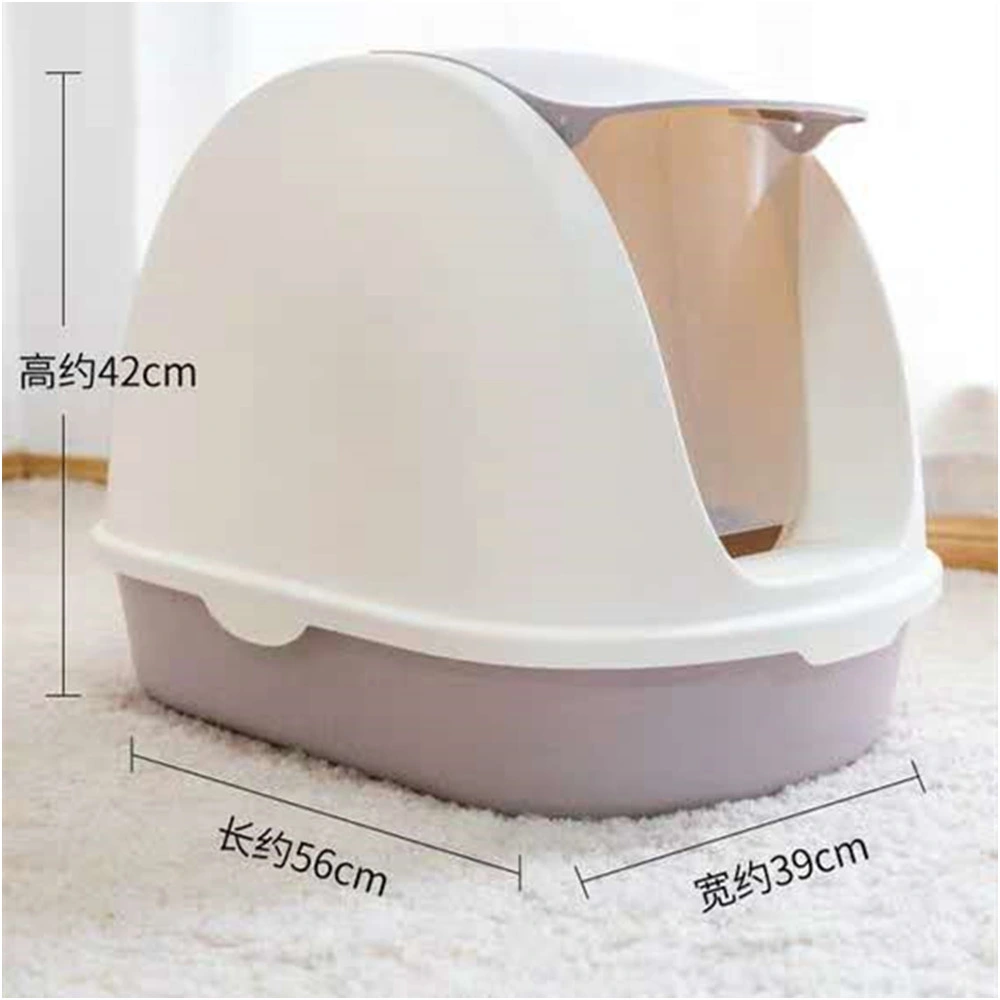 Portable Pet Cat Sand Basin Fully Enclosed Extra Large Cat Litter Box