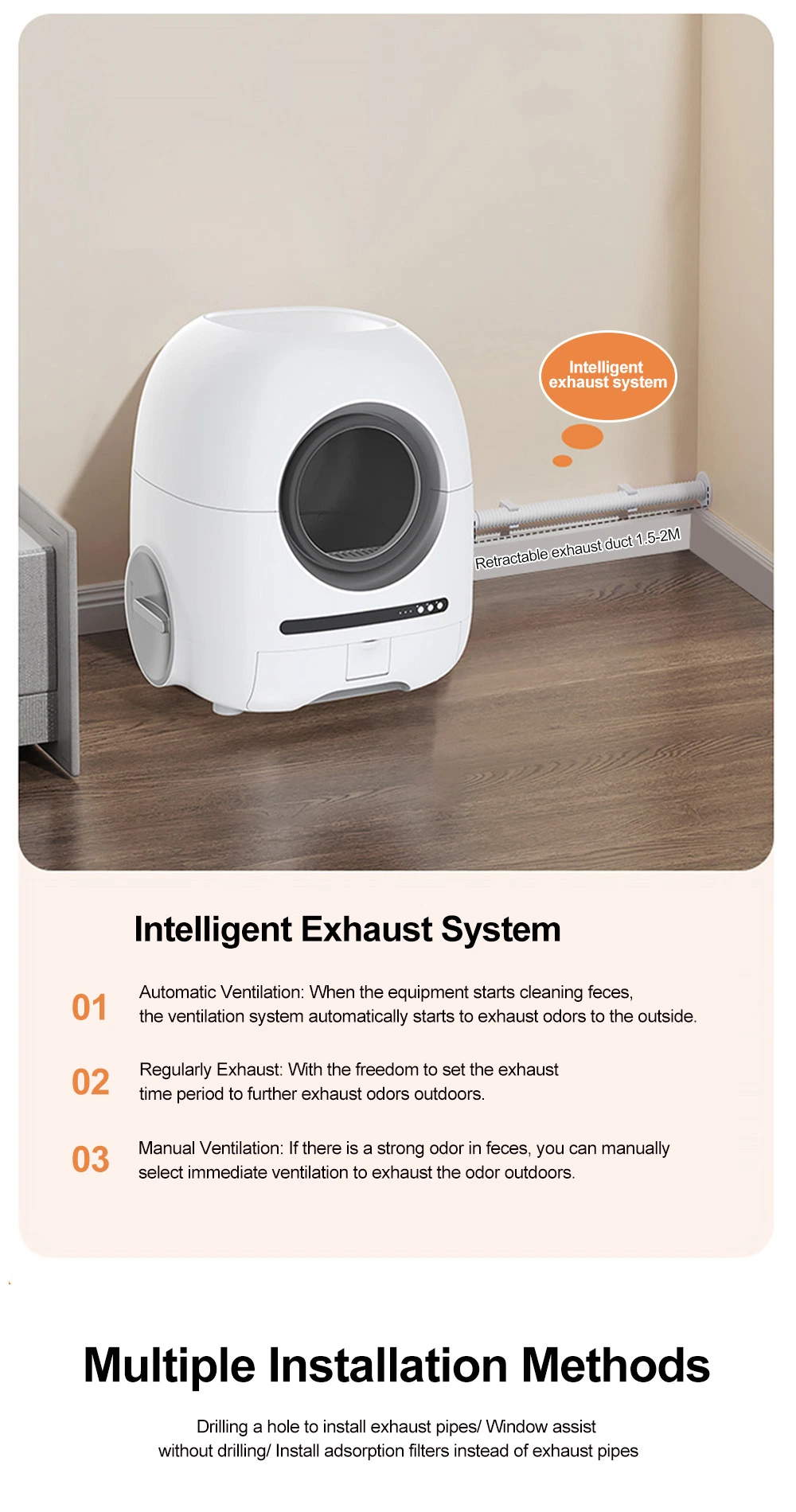 Smart Cat Toilet Self-Clening Cat Litter Box