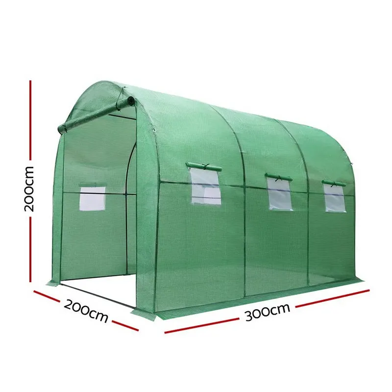 Pop-up Outdoor Walk-in Greenhouse Plastic Garden Mini Greenhouse