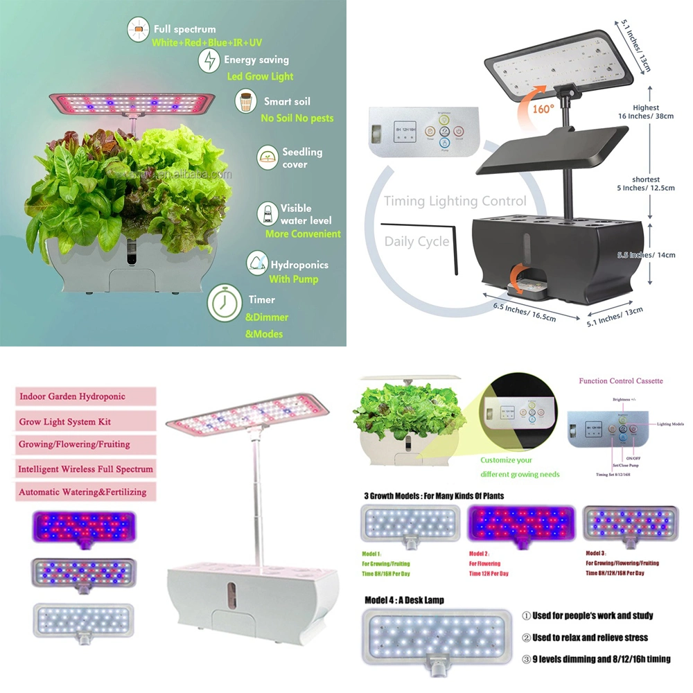 Hydroponic Growing Systems Smart Hydroponic Indoor Garden Kit Automatic Growing System