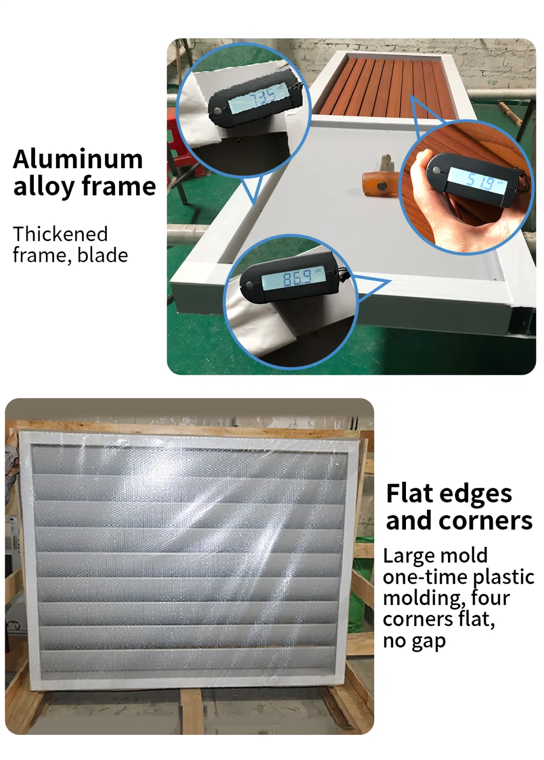 Sun Facade Black Exterior Aluminum Fixed Panel Shutters Foldable Window Ventilation Sunlight Shading Customized Shutter