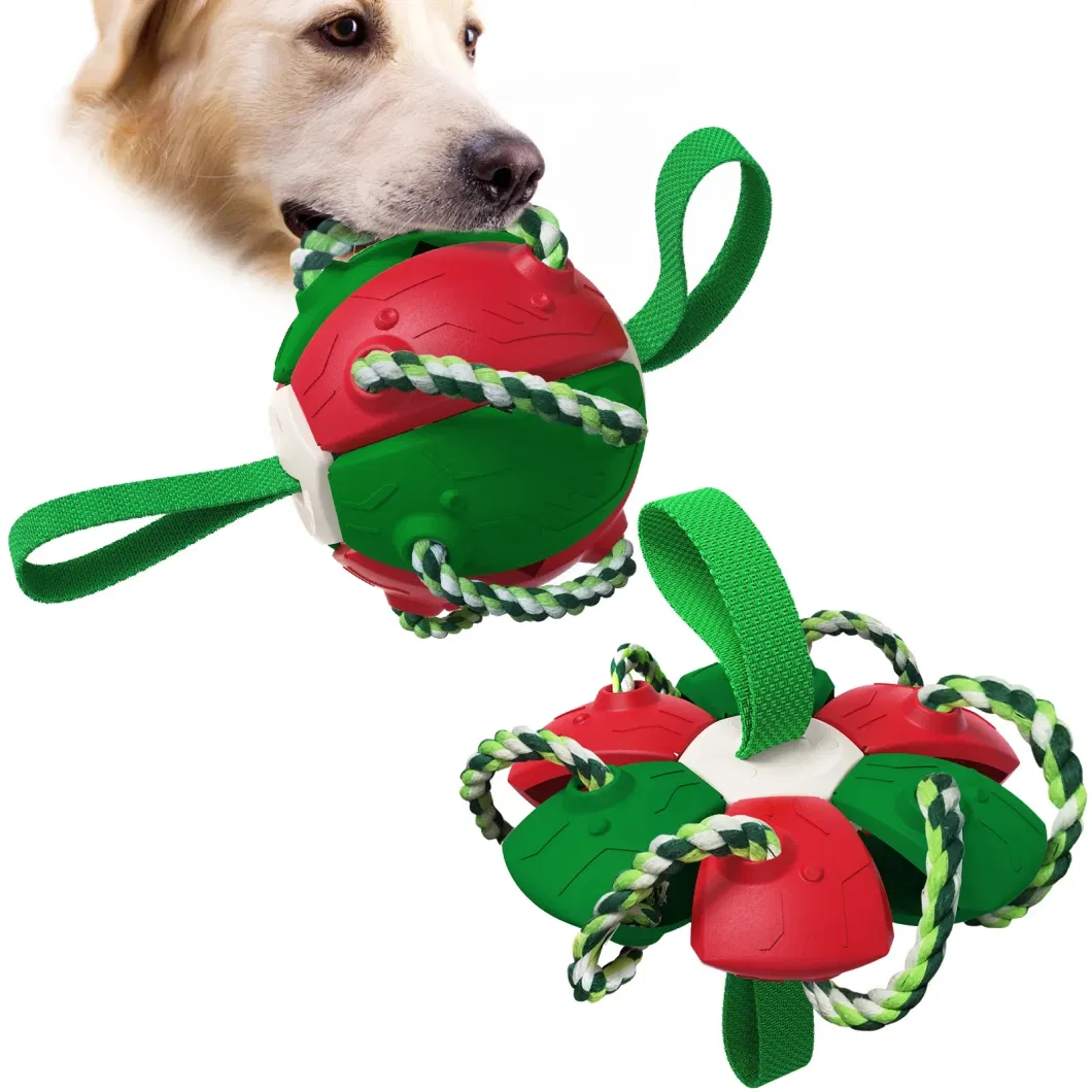 Wholesale Pet Supplies Tool Funny Tough Chew Teeth Cleaning Outdoor Dog Ball Squeaky Puzzle Pet Toy