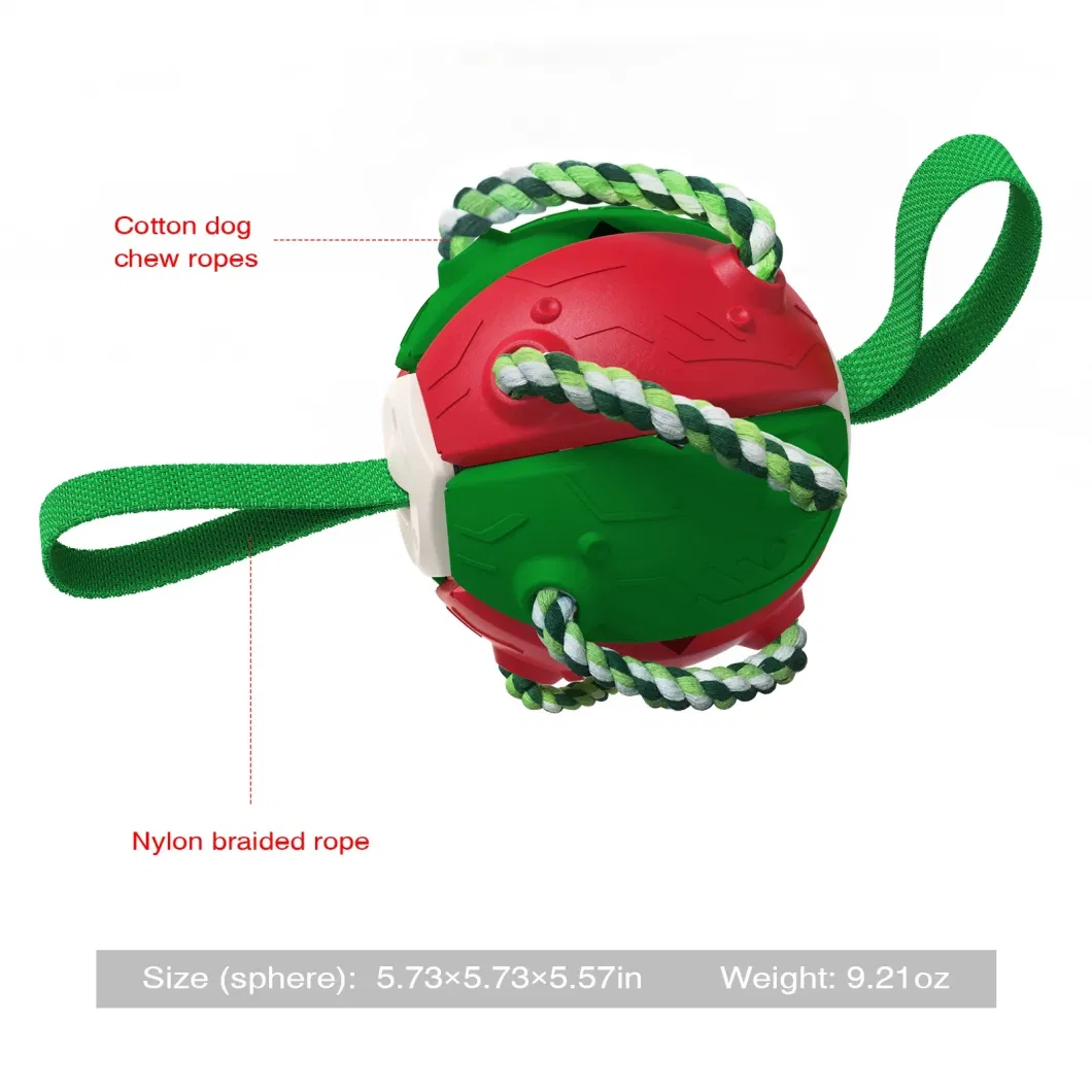 Wholesale Pet Supplies Tool Funny Tough Chew Teeth Cleaning Outdoor Dog Ball Squeaky Puzzle Pet Toy