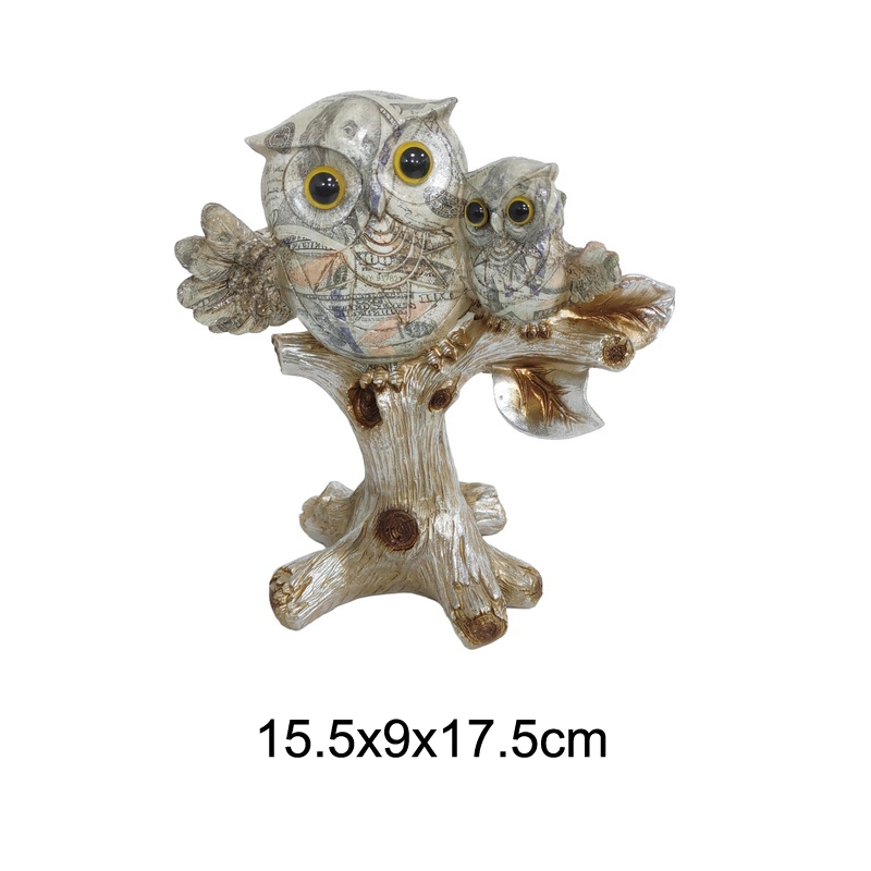 Vivid Arts Real Life Little Owl Handmade and Handpainted Resin Home and Garden Ornament