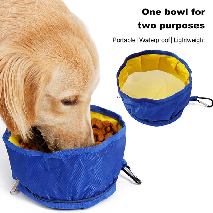 Pet Outdoor Portable Folding Waterproof Dog Bowl