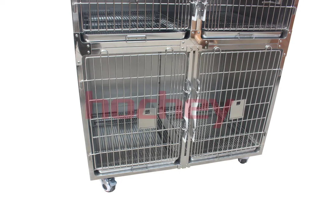 Veterinary Cage Clinic Hospital Medical Use Heating Heated Dog ICU 02 Infrared Oxygen Chamber Cage