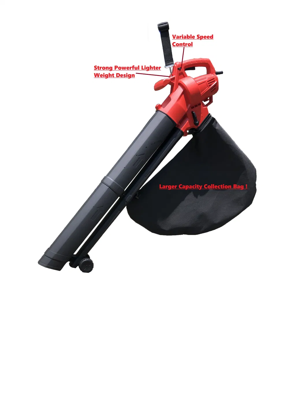 Super Powerful Lighter Electric Garden Leaf Blower/Vacuum/Shredder Power Tool