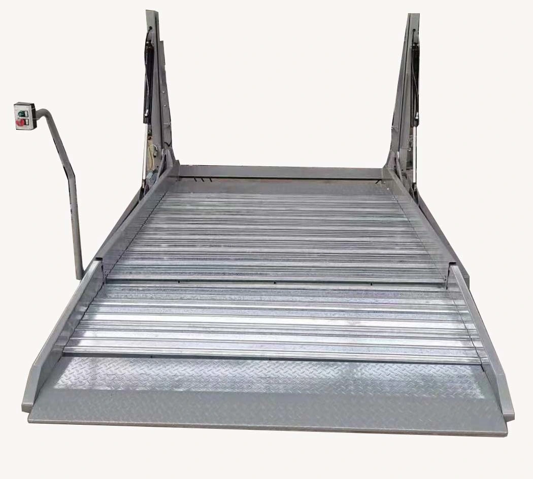 2500kg Capacity Tilting Two Post Car Parking Lift CE Certified Low Ceiling Parking Equipment for Sedan