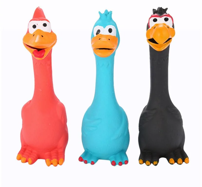 Wholesale Squeaky Latex Screams Duck Dog Toy