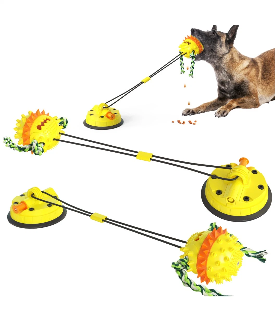 Food Spill Pet Toys Dog Pulling Chewing and Teeth Cleaning Dog Toy