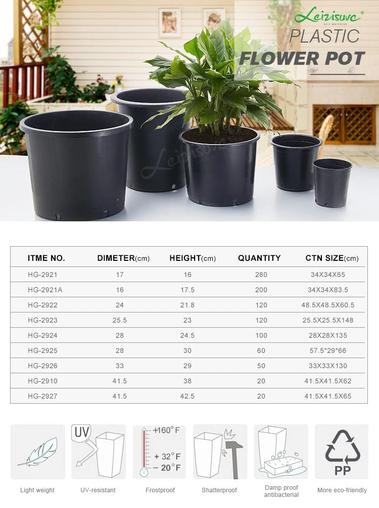 Low Price Promotion Durable 1 Gallon Wholesale Black Seedling Nursery Pots Plastic Outdoor Garden Plant Flower Planter