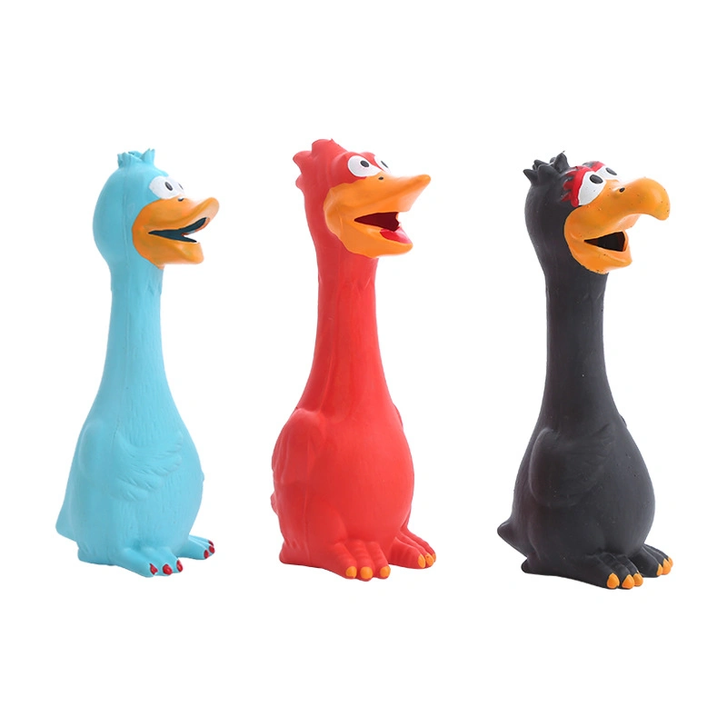 Wholesale Squeaky Latex Screams Duck Dog Toy
