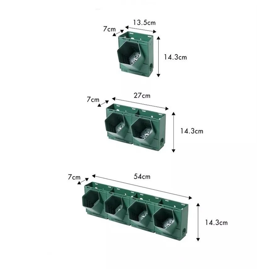 Large Vertical Pot Plant Pot Plastic Garden Supplies