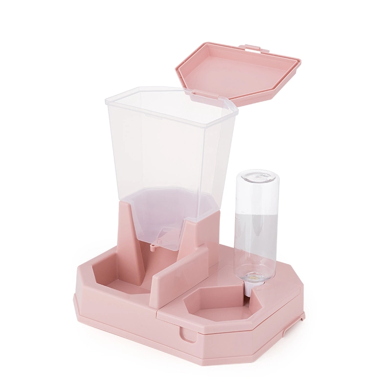 Tc3078 Plastic Combo Pet Self Feeder and Self Waterer for Dog