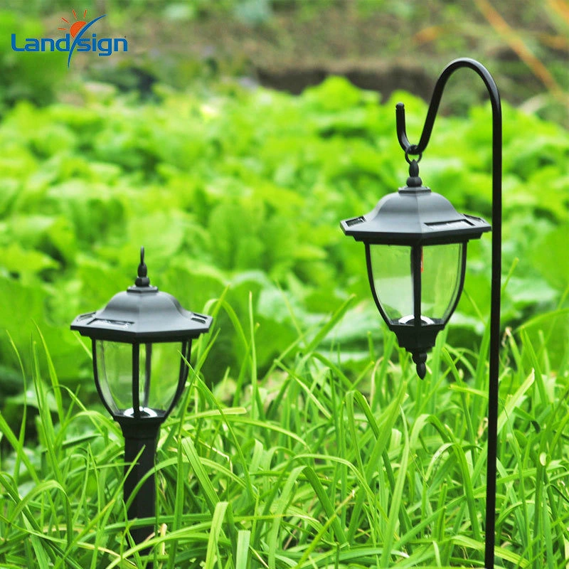 Shepard Hook Garden Lantern Hot Selling Outdoor Landscape Path LED Stick Lawn Lights Sunlight for Garden Yard Path Bl17315