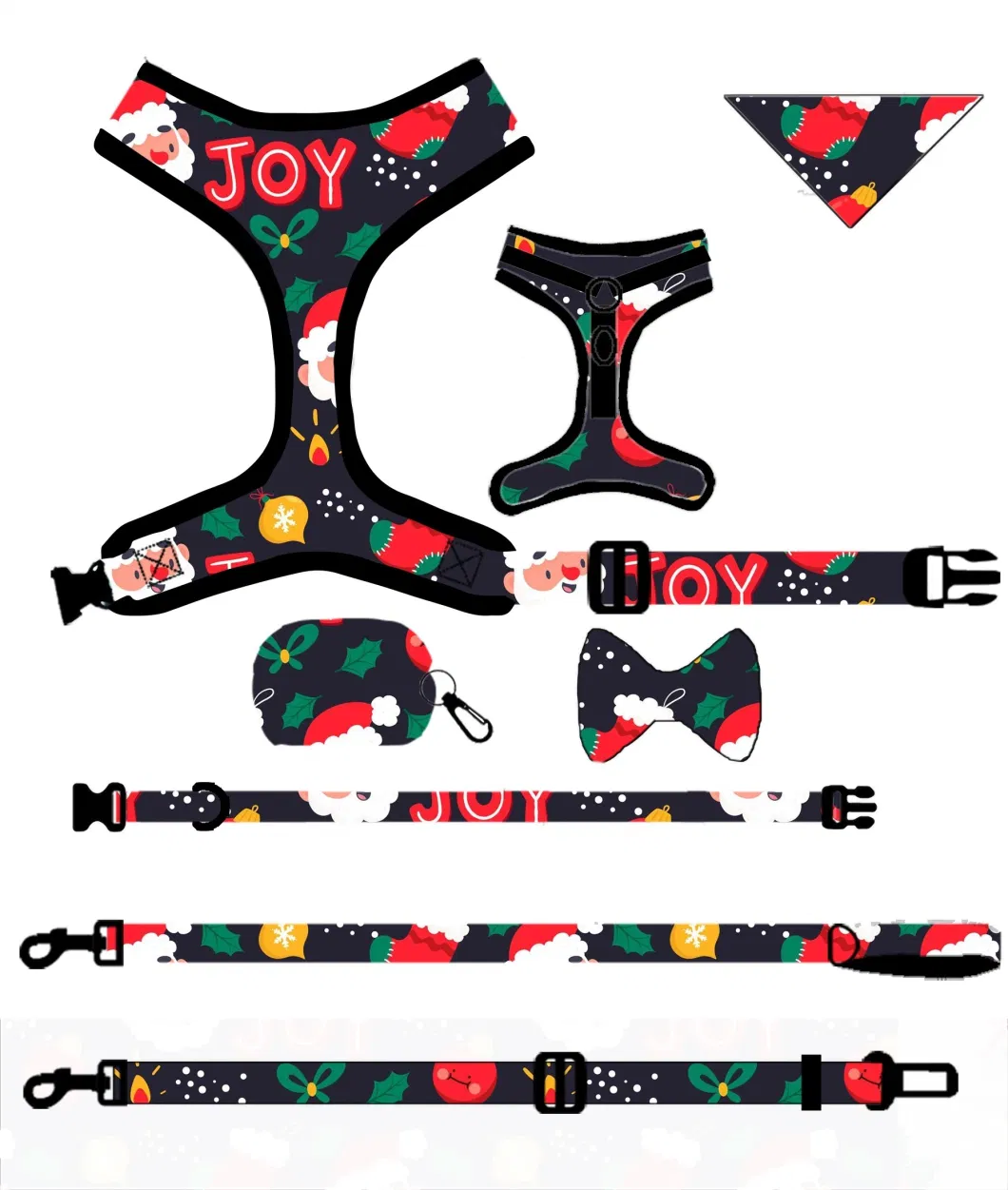 Hot Selling Customize with Collar Leash Adjustable Dog Harness/Pet Toy