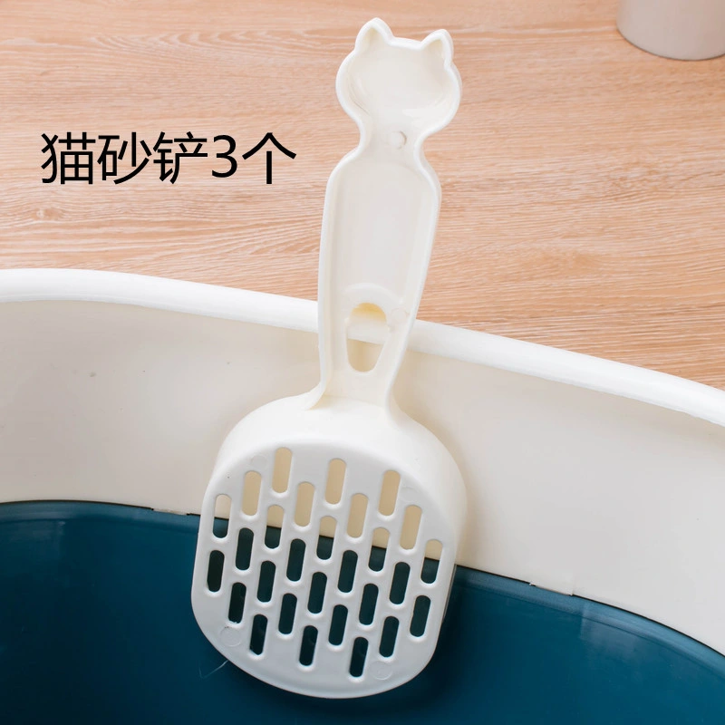 Anti-Splash Cat Toilet Semi-Closed Deodorant Cat Supplies Cat Litter Box
