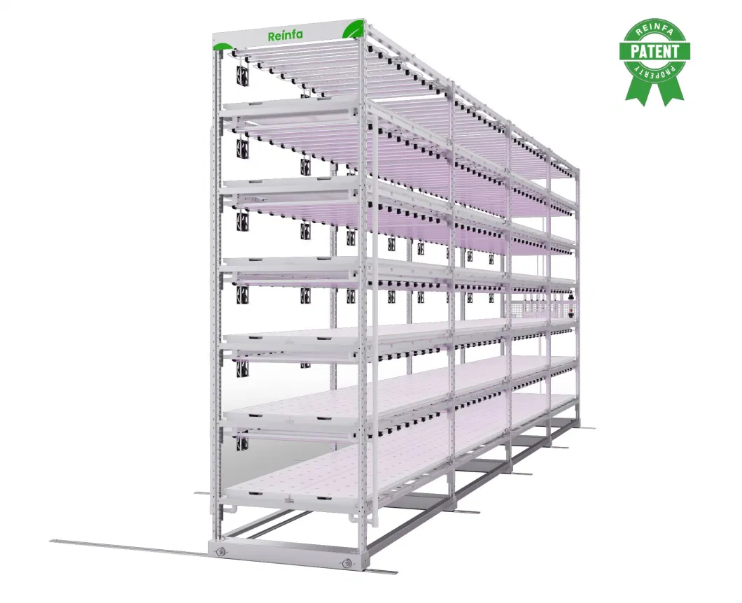 Vertical Hydroponic Grow Rack System