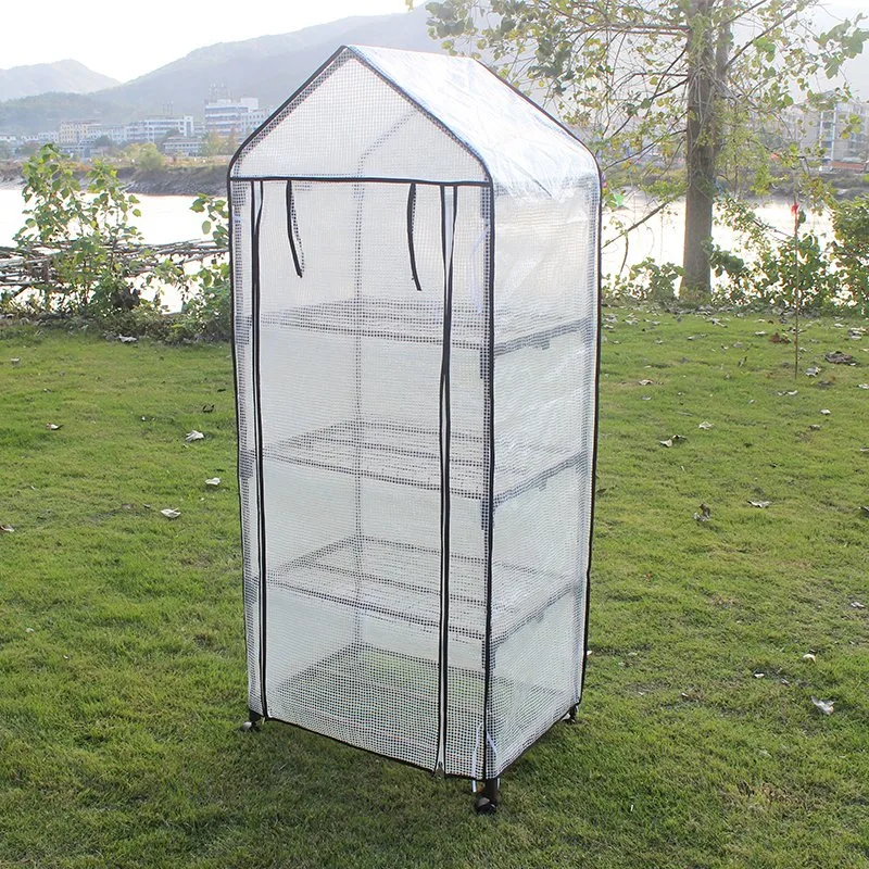 High Quality 4-Story Garden Greenhouse Waterproof PVC Cover Tent Garden Greenhouse