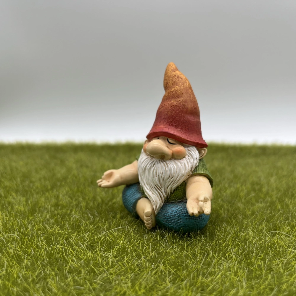 Miniature Fairy Garden Gnomes Decoration for Outdoor Garden Yard Home Yoga Gnome