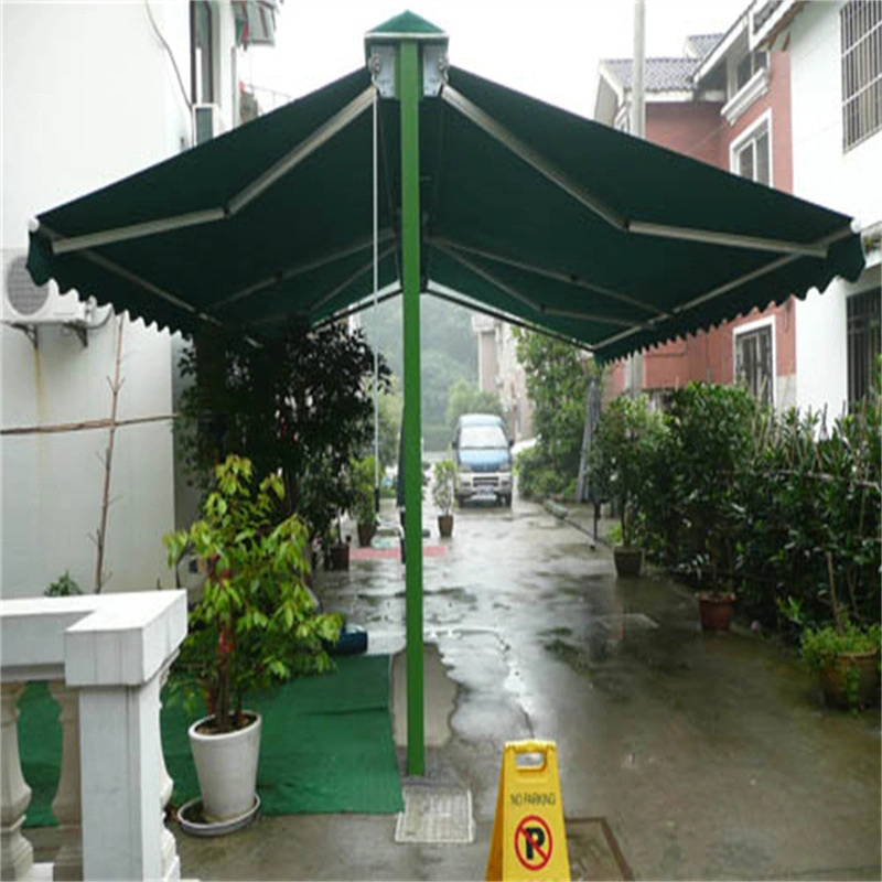 French Style Outdoor Adjustable Cafe Restaurant Dining Waterproof Sunshade Shed
