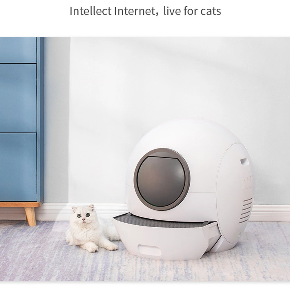 Smart Self Cleaning Cat Litter Box Luxury Large Enclosed Intelligent Automatic Cat Toilet