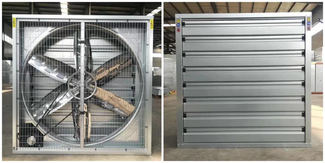 50 Inch Stainless Steel Blade Galvanized Axial/Cooling/Centrifugal/Exhaust Fan for Greenhouse/Poultry Farm/Industrial