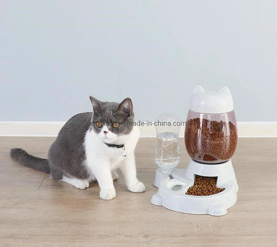 Water Dispenser Pet Gravity Food Station Automatic Feeder, 2 in 1 Automatic Dog and Cat Bowl Wbb12692