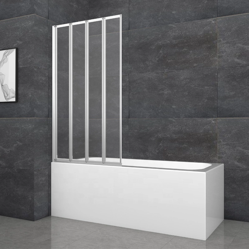 Glass Door Rectangle Shower Room Folding Shower Enclosure Corner