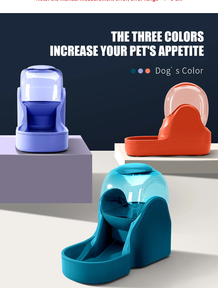 Pet Accessories 3.8L Pet Water Drinking Fountain Plastic Dog Food Dispenser