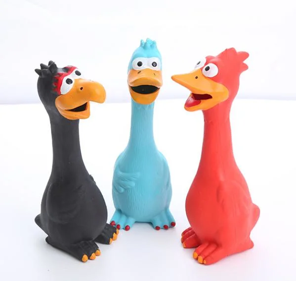 Wholesale Squeaky Latex Screams Duck Dog Toy