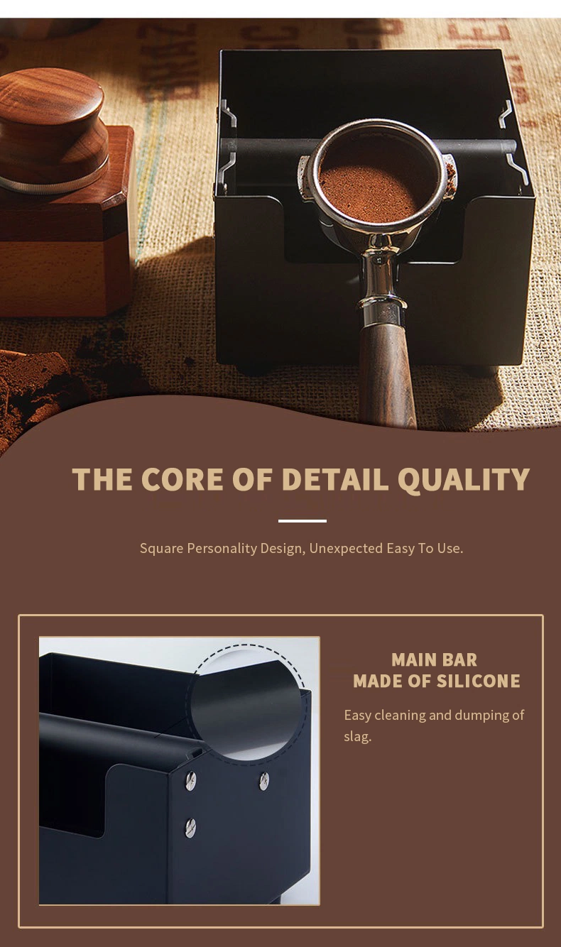 China Manufacturer Coffee Grounds Composting Supplies Coffee Knock Box