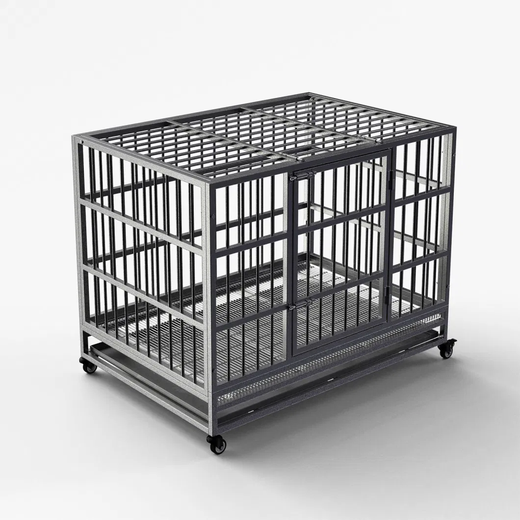 Wholesale Metal Iron Wire Pet Dog Crate Folding Pet Dog Cage