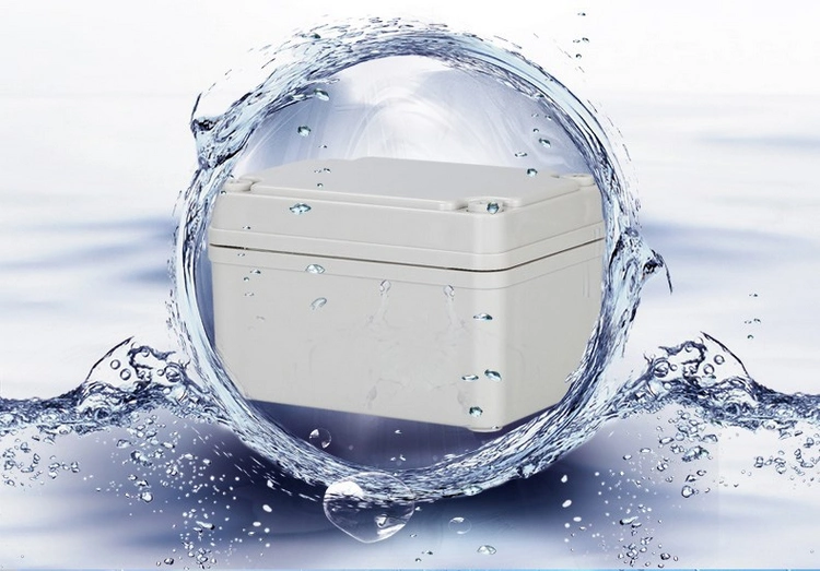 Waterproof Instrument Box 190*140*70mm Poly Carbonate Weatherproof DIN Rail Plastic Enclosure
