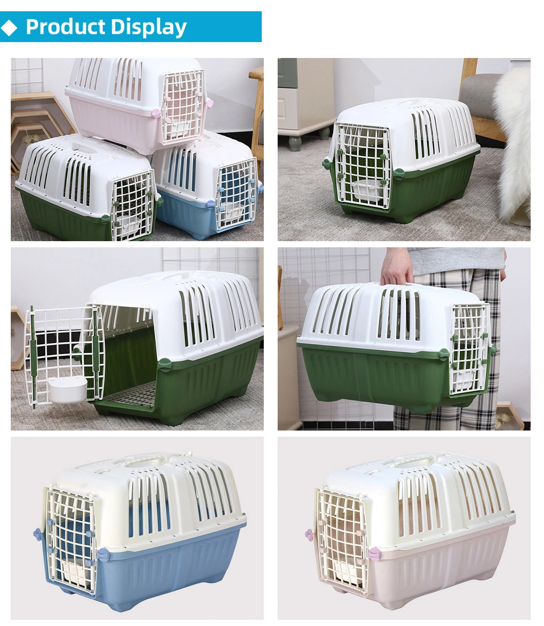 Hot Selling Wholesale Cat Pet Consignment Portable Carrier Cat Cage Car Transport Dog Cage