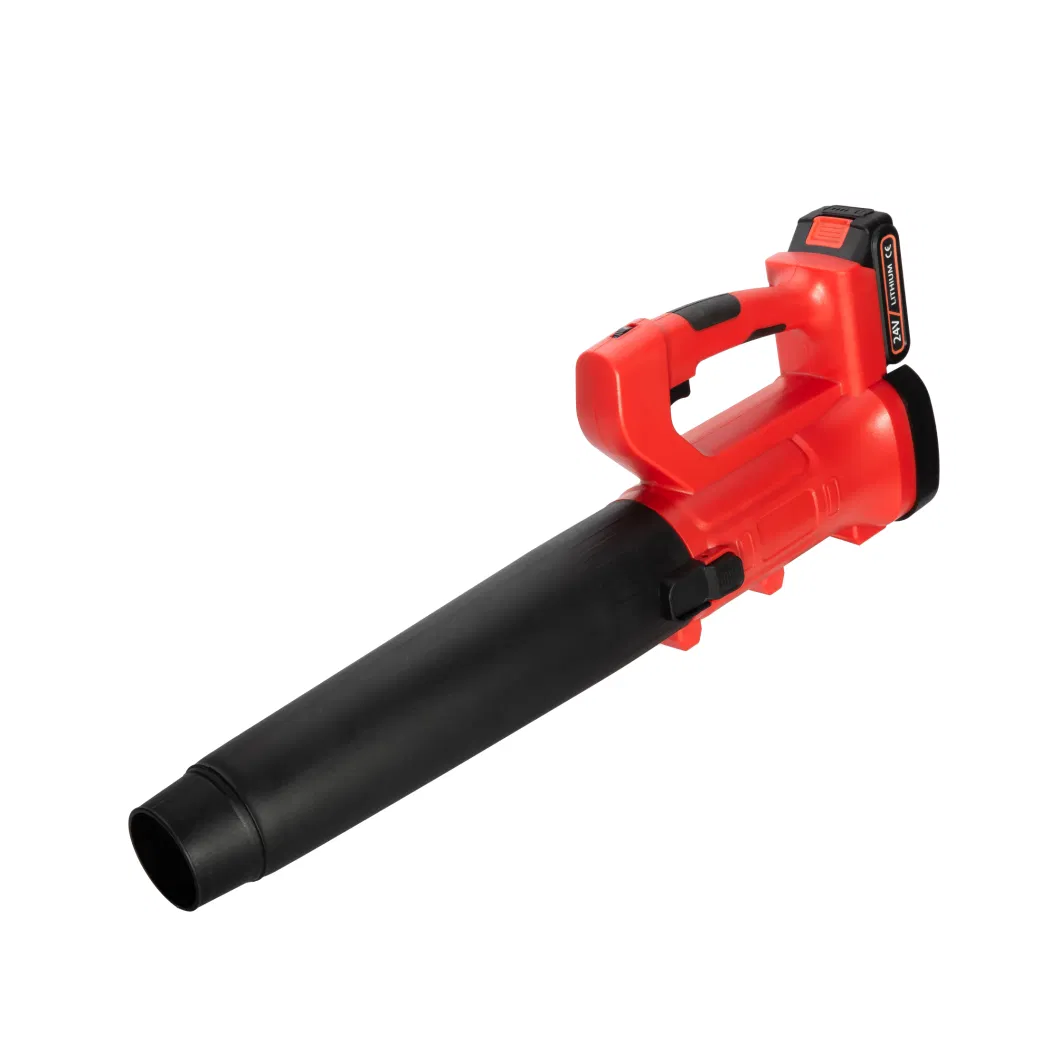 21V Lightweight Handheld Quiet Cordless Leaf Blower Wind Blower Electric Air Blower 6-Speed