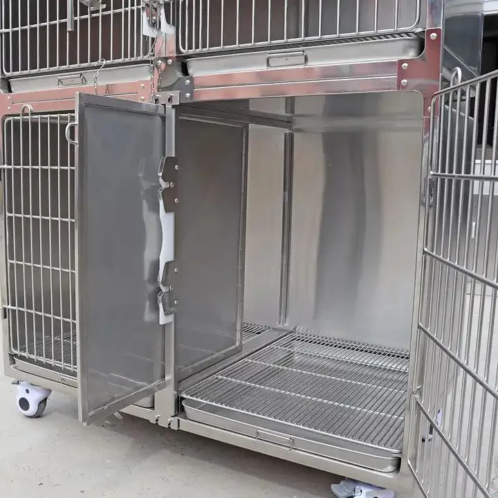 Mt Medical High Quality Dog Veterinary Cages Durable Veterinary Equipment with Stainless Steel Seterinary Cages