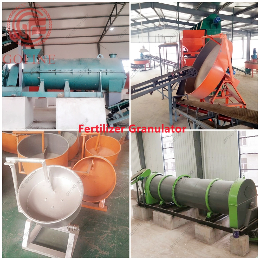 Compost Fertilizer Ball Granulating Machine Organic Fertilizer Production Process